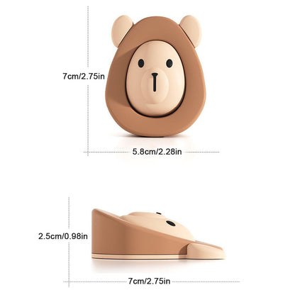 Cartoon Bear Door Stopper Multifunction Silicone Child Safety 4