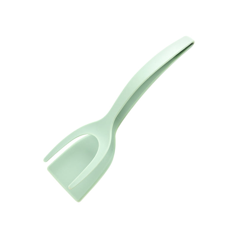 Tongs Egg Flipper Spatula, New Grip Nylon Non Stick Pancake Fish Toast Tool