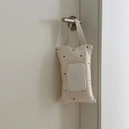 Cute Baby Car Tissue Box Detachable Napkin Storage Box Stroller Hanging Bag 5