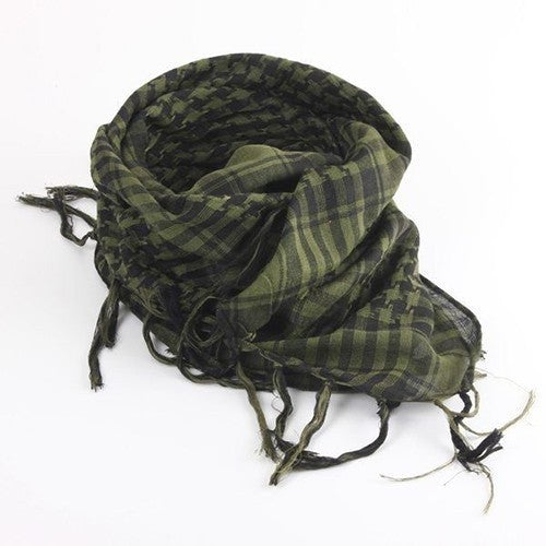 Unisex Tactical Arab Scarf, Lightweight Army Plaid Scarf, Fashion Military Warm Scarf