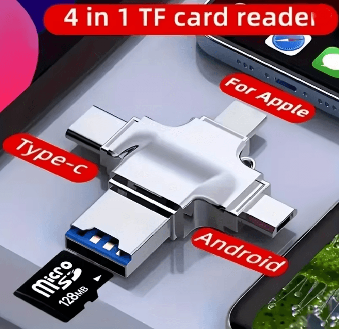 4 In 1 USB C Memory Card Reader 1