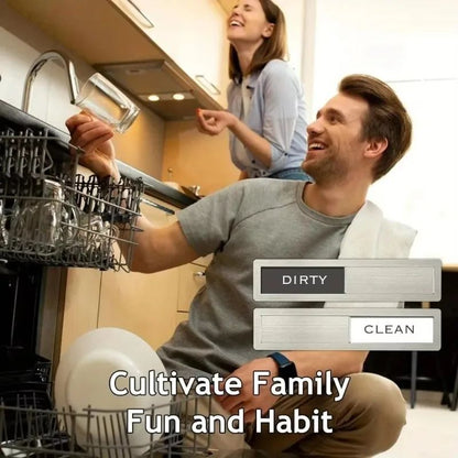 Dishwasher Magnet Clean Dirty Sign Kitchen Organizer Fridge Magnet Home Decor 1