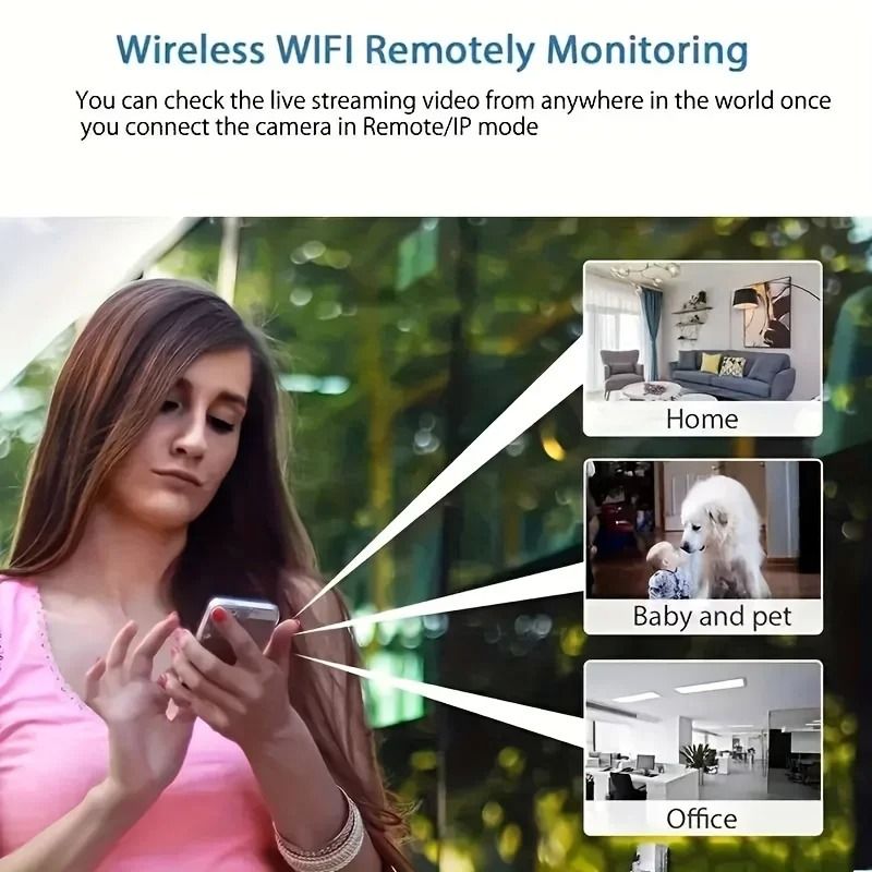 1080P HD Mini WiFi Security Camera Indoor Night Vision Baby Monitor 1
