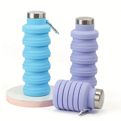UltraFlex Collapsible Silicone Water Bottle  Lightweight BPAFree TravelReady Hydration Companion 4