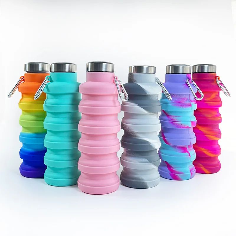 UltraFlex Collapsible Silicone Water Bottle  Lightweight BPAFree TravelReady Hydration Companion 5
