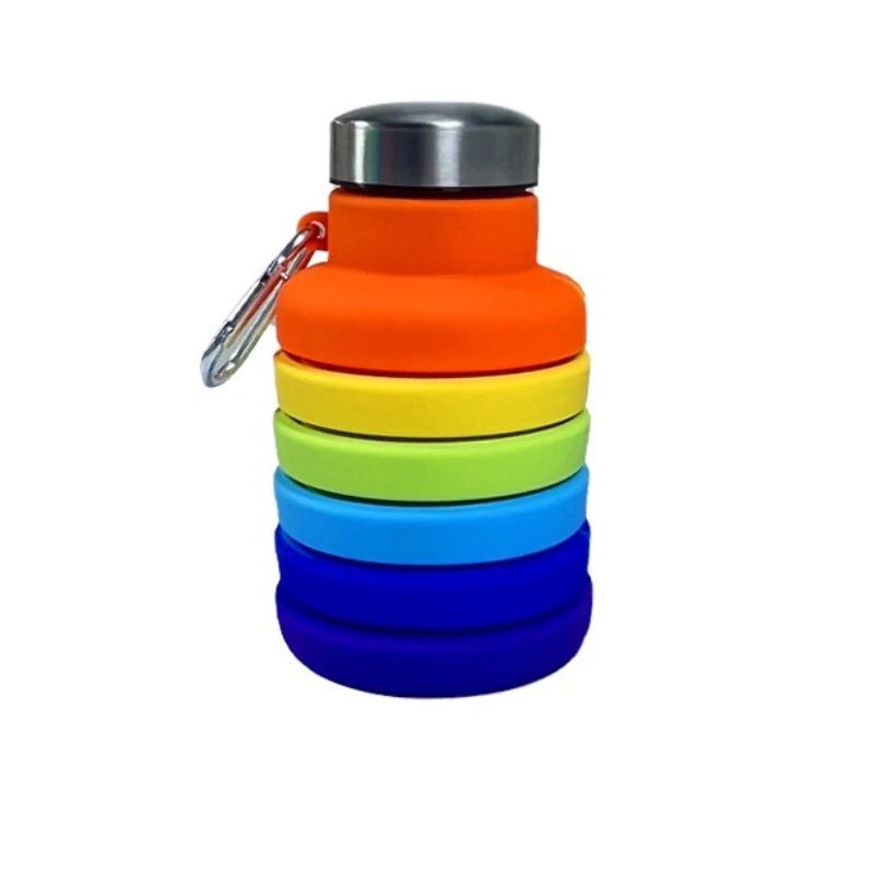 UltraFlex Collapsible Silicone Water Bottle  Lightweight BPAFree TravelReady Hydration Companion 9