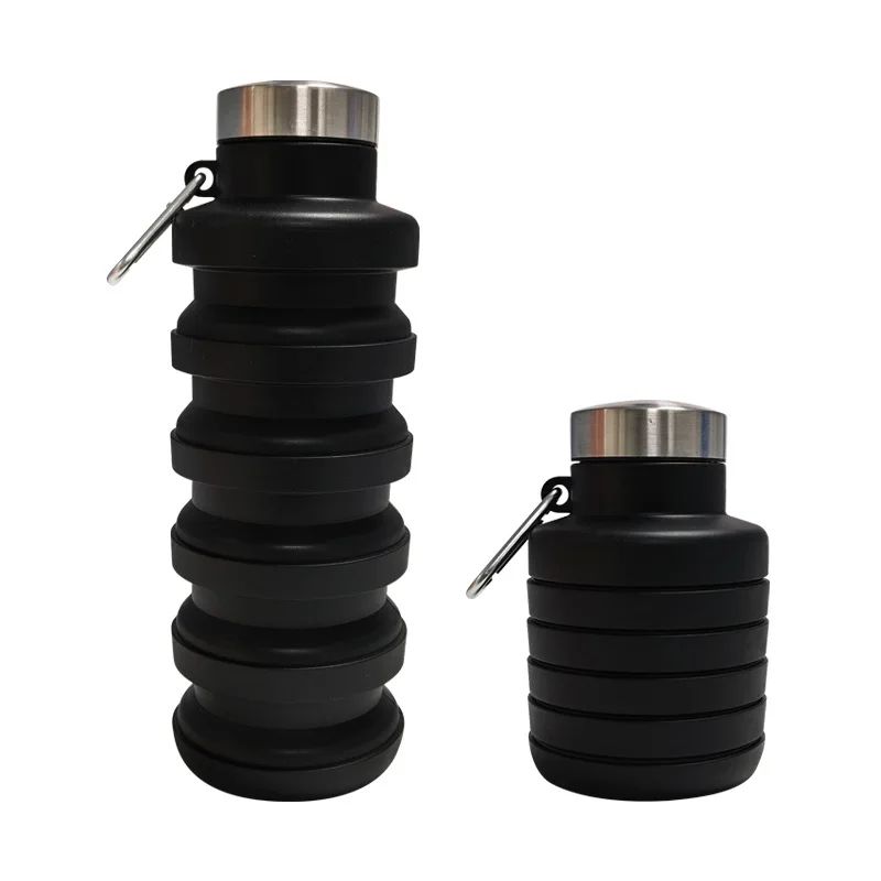UltraFlex Collapsible Silicone Water Bottle  Lightweight BPAFree TravelReady Hydration Companion 12
