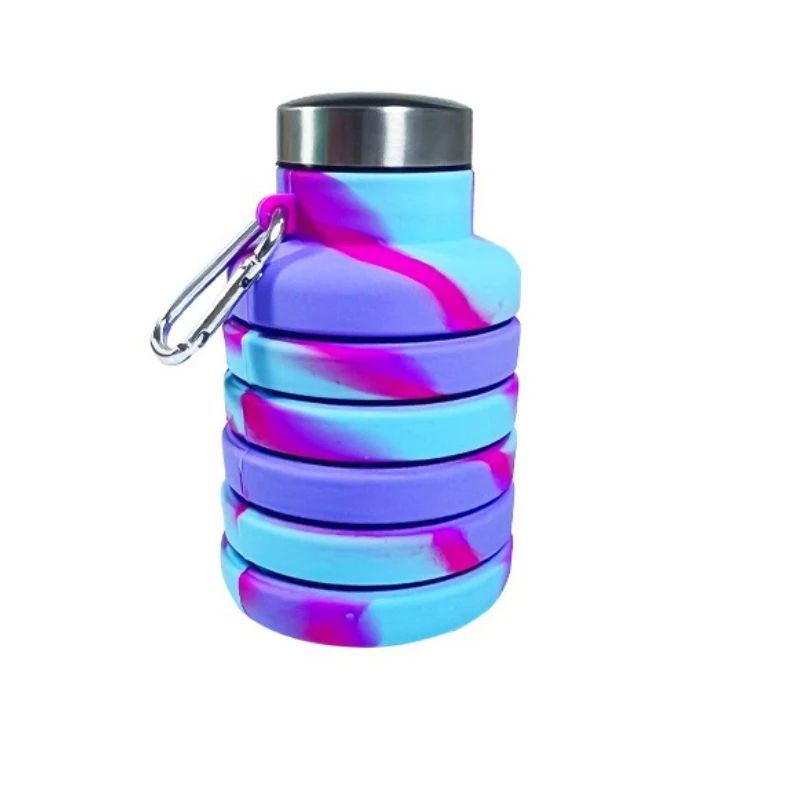 UltraFlex Collapsible Silicone Water Bottle  Lightweight BPAFree TravelReady Hydration Companion 13