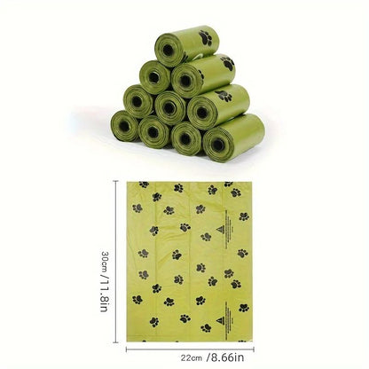 Bulk PawPrint Leak Proof Dog Poop Bags  540 Pack Pet Waste Bag Refill Rolls 3