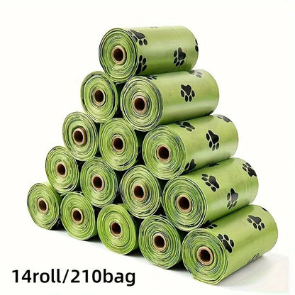 Bulk PawPrint Leak Proof Dog Poop Bags  540 Pack Pet Waste Bag Refill Rolls 4