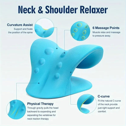 CerviEase Neck  Shoulder Traction Relaxer For Deep Pain Relief And Cervical Spine Alignment 2
