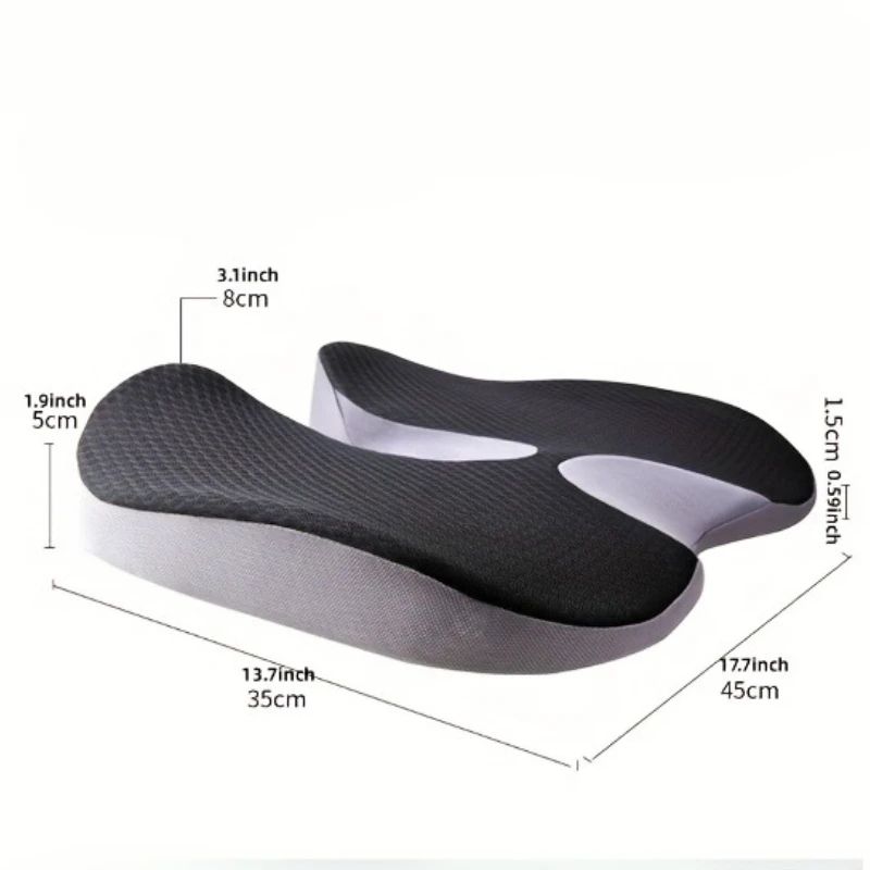 Premium Orthopedic Memory Foam Seat Cushion  Tailbone  Sciatica Pain Relief Coccyx Cushion 6