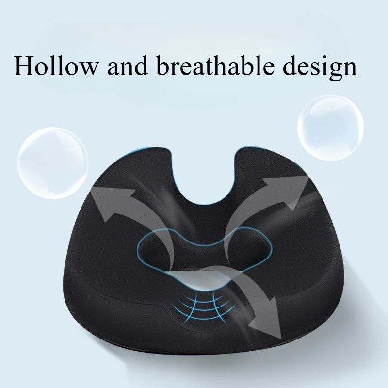 Premium Memory Foam Coccyx Seat Cushion  Tailbone  Sciatica Relief Donut Seat Cushion 3