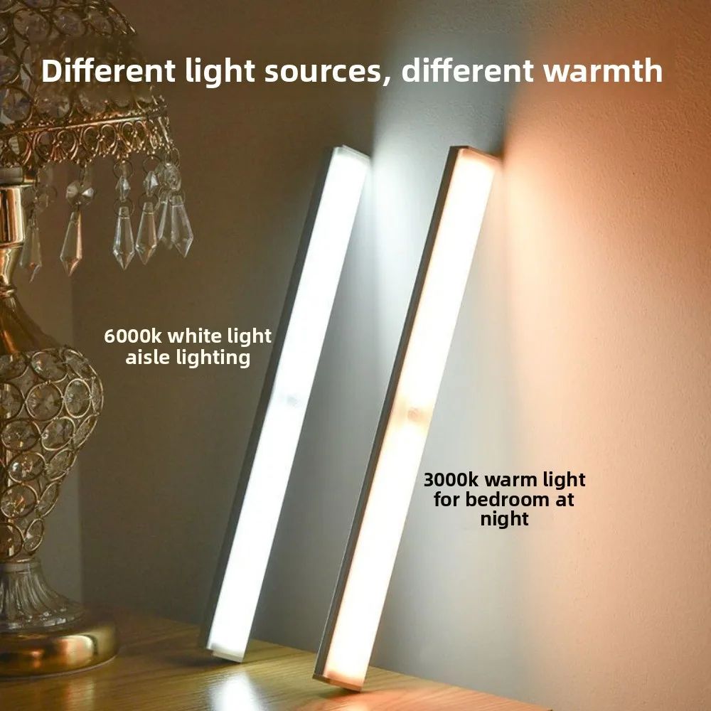 30CM Rechargeable Motion Sensor LED Bar Light Magnetic Cordless Cabinet Lamp 4