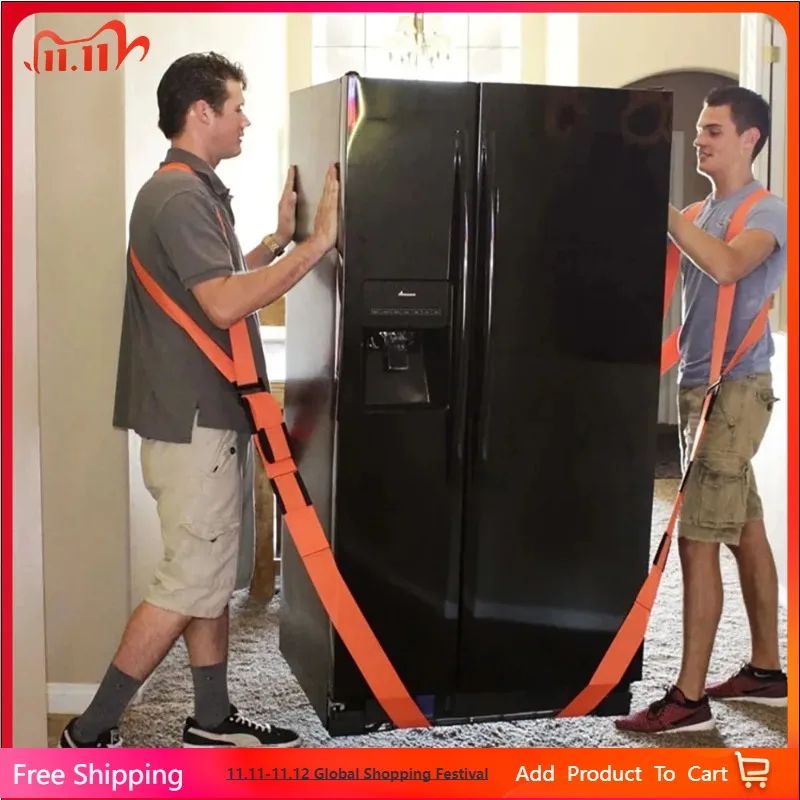Heavy Duty Adjustable Furniture Carrying Strap Transport Belt for Easy Lifting