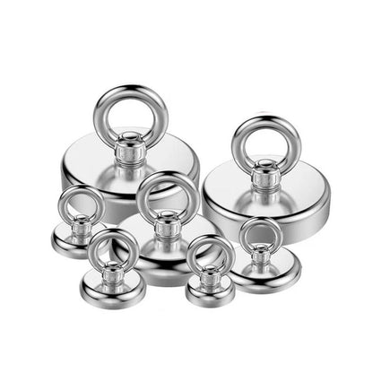 Super Strong Neodymium Fishing Magnet Heavy Duty Salvage Magnet With Eyebolt 7