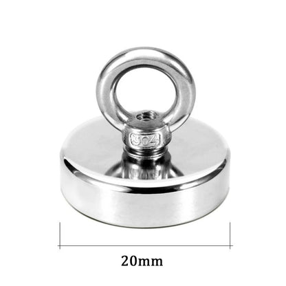 Super Strong Neodymium Fishing Magnet Heavy Duty Salvage Magnet With Eyebolt 19