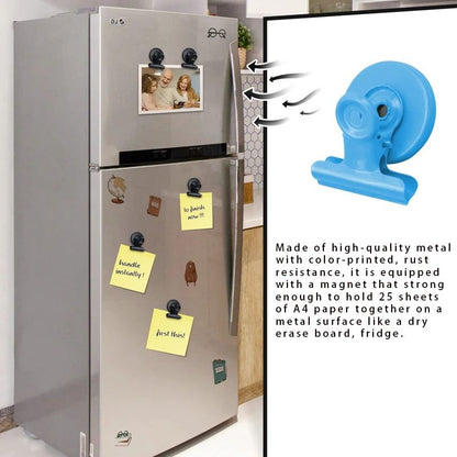 5 Pack Strong Magnetic Clips For Fridge Whiteboard And Locker Organization 3