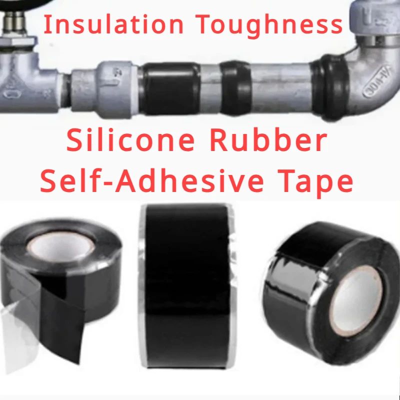 Super Strong Waterproof Silicone Repair Tape Leak Seal Insulating Duct Tape 12
