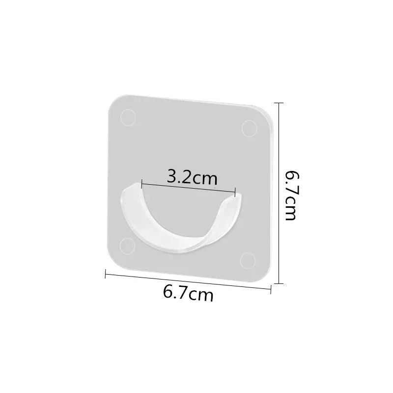 PunchFree Telescopic Pole Support Bracket Adjustable NailFree Rod Holder Wall Hooks 268Pcs 2