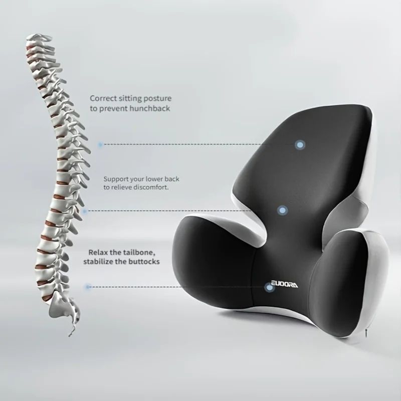 ComfortRide Lumbar Support Cushion  Premium Car  Office Back Support 6