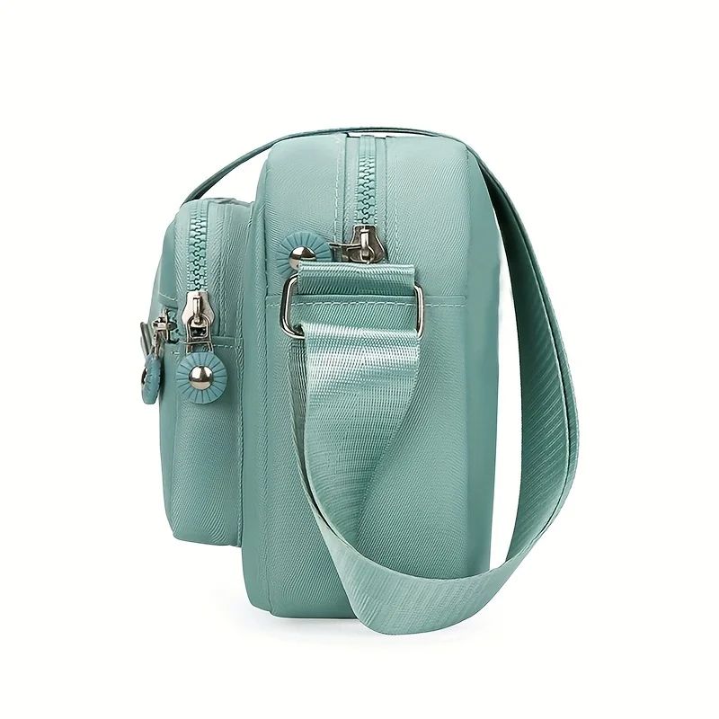 Everyday Mint Nylon Crossbody  Lightweight Adjustable Shoulder Bag 1