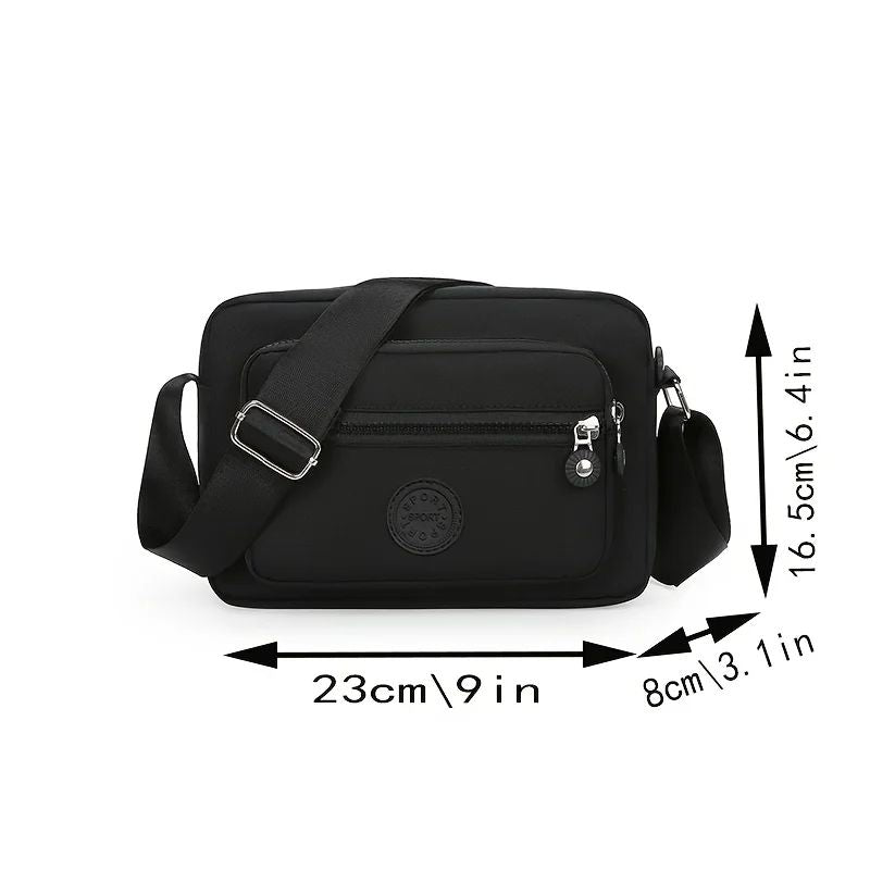 Everyday Mint Nylon Crossbody  Lightweight Adjustable Shoulder Bag 2