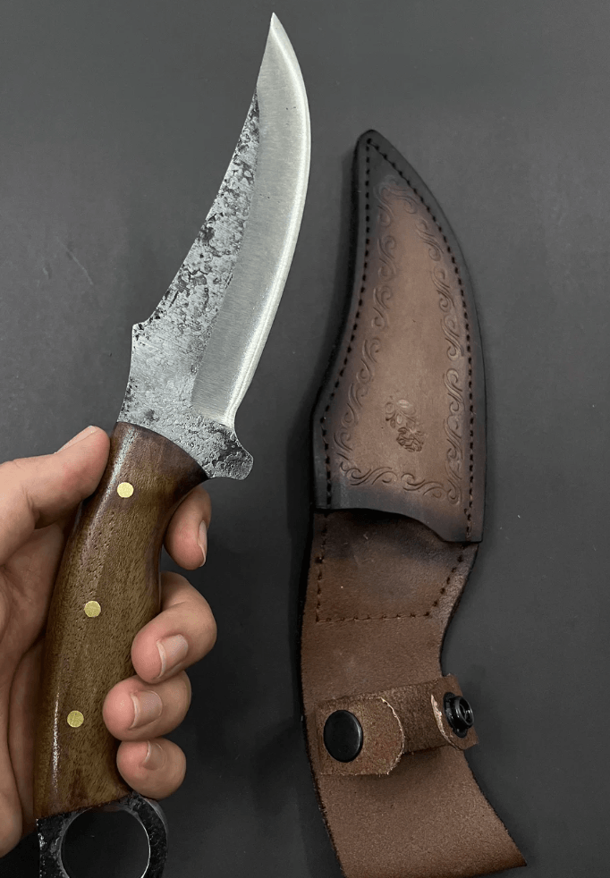buynow walnut handle outdoor survival knife
