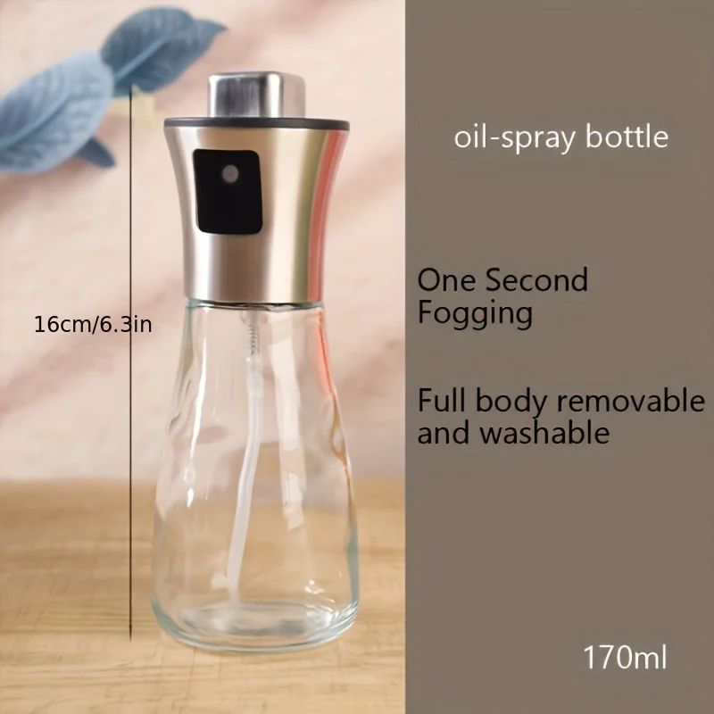 Premium Stainless Steel Olive Oil Mist Dispenser  170 Ml LeakProof Kitchen Sprayer 5