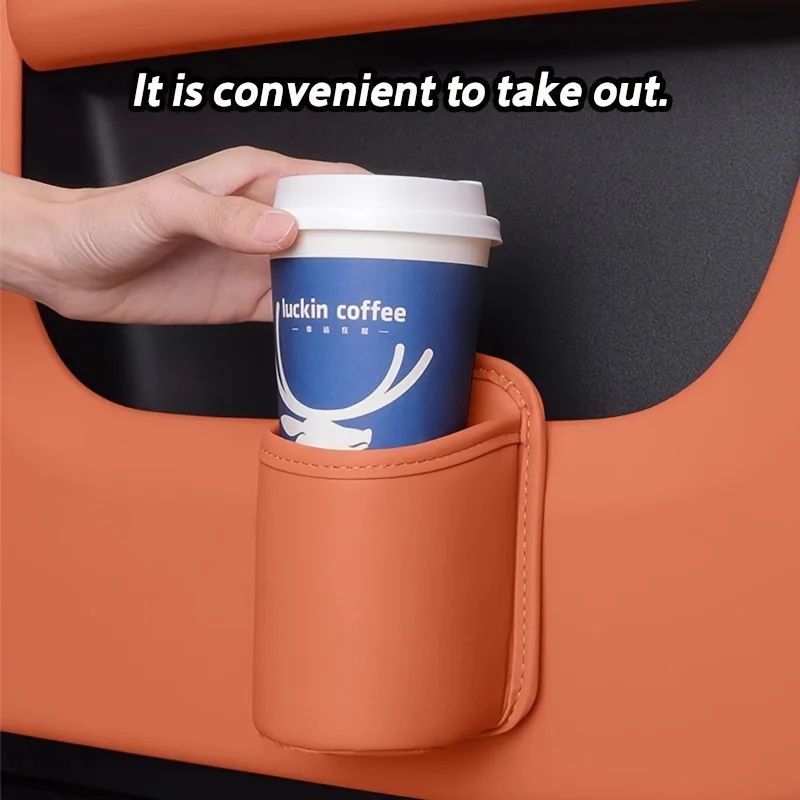 CarEase FauxLeather ClipOn Cup  Storage Holder 5
