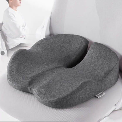 ErgoRest Memory-Foam Seat Cushion – Comfort & Tailbone Relief for Long Sitting