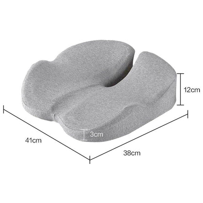 ErgoRest MemoryFoam Seat Cushion  Comfort  Tailbone Relief For Long Sitting 5