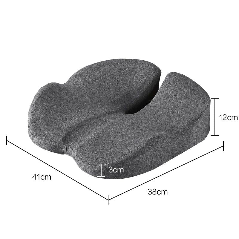ErgoRest MemoryFoam Seat Cushion  Comfort  Tailbone Relief For Long Sitting 6