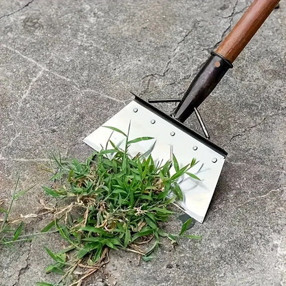 Heavy Duty Metal Weeding and Edging Shovel Multi-Use Rust-Resistant Garden Tool