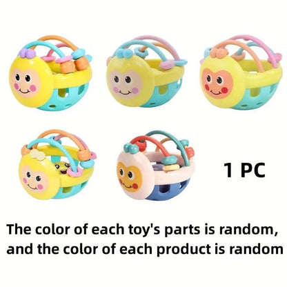 Bendy Baby Rattle Development Ball  SoftGrip Sensory Learning Toy For Infants 5