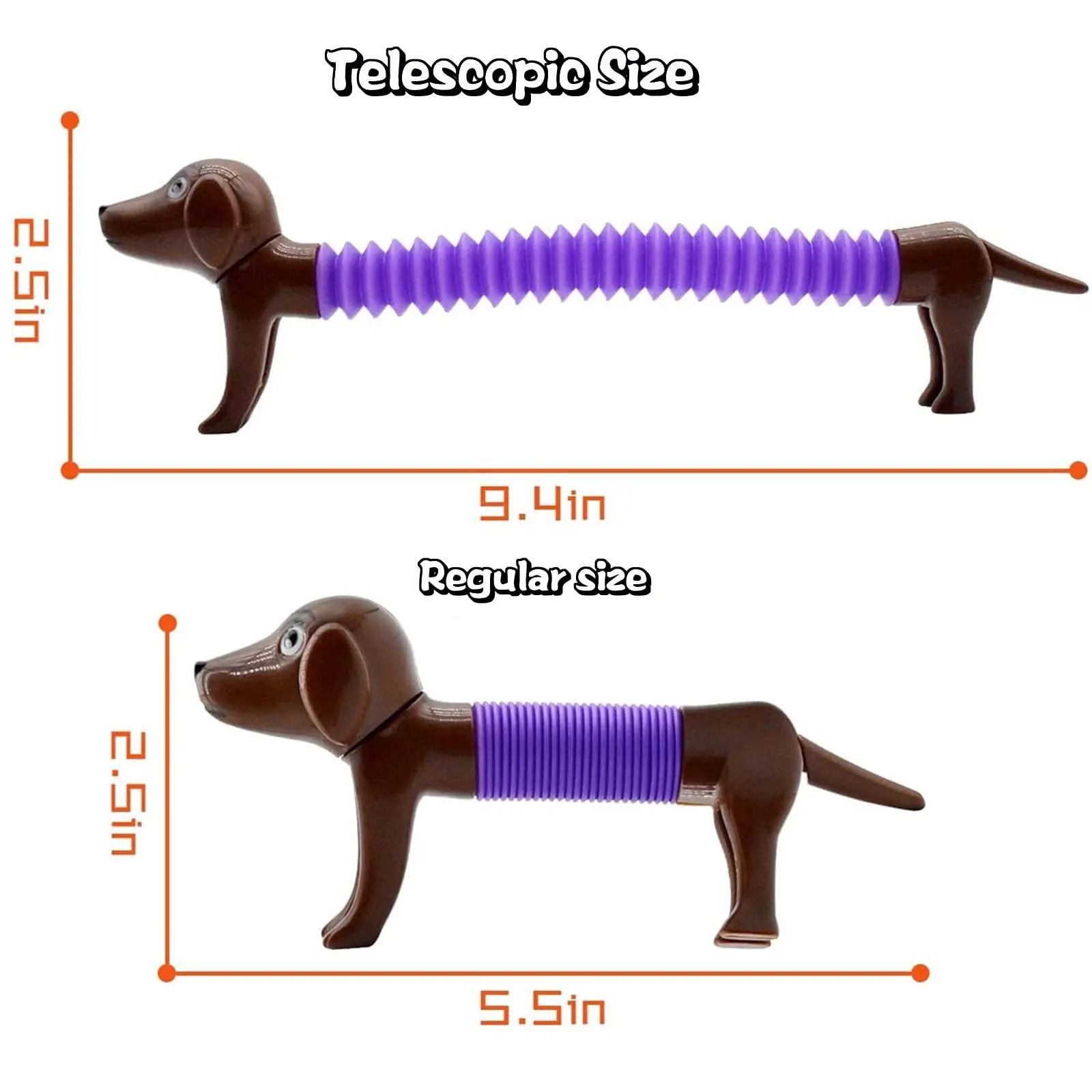 Bendy Buddies 4Pack Sensory Pop Tubes 2