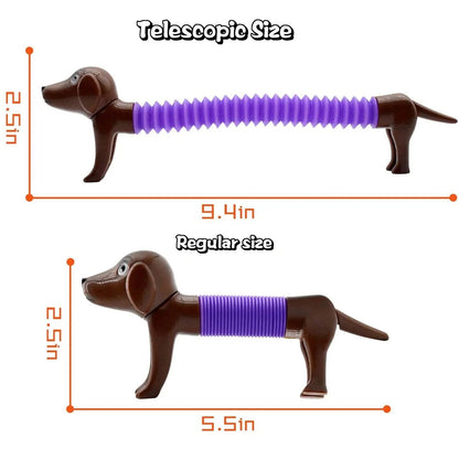 Bendy Buddies 4Pack Sensory Pop Tubes 2
