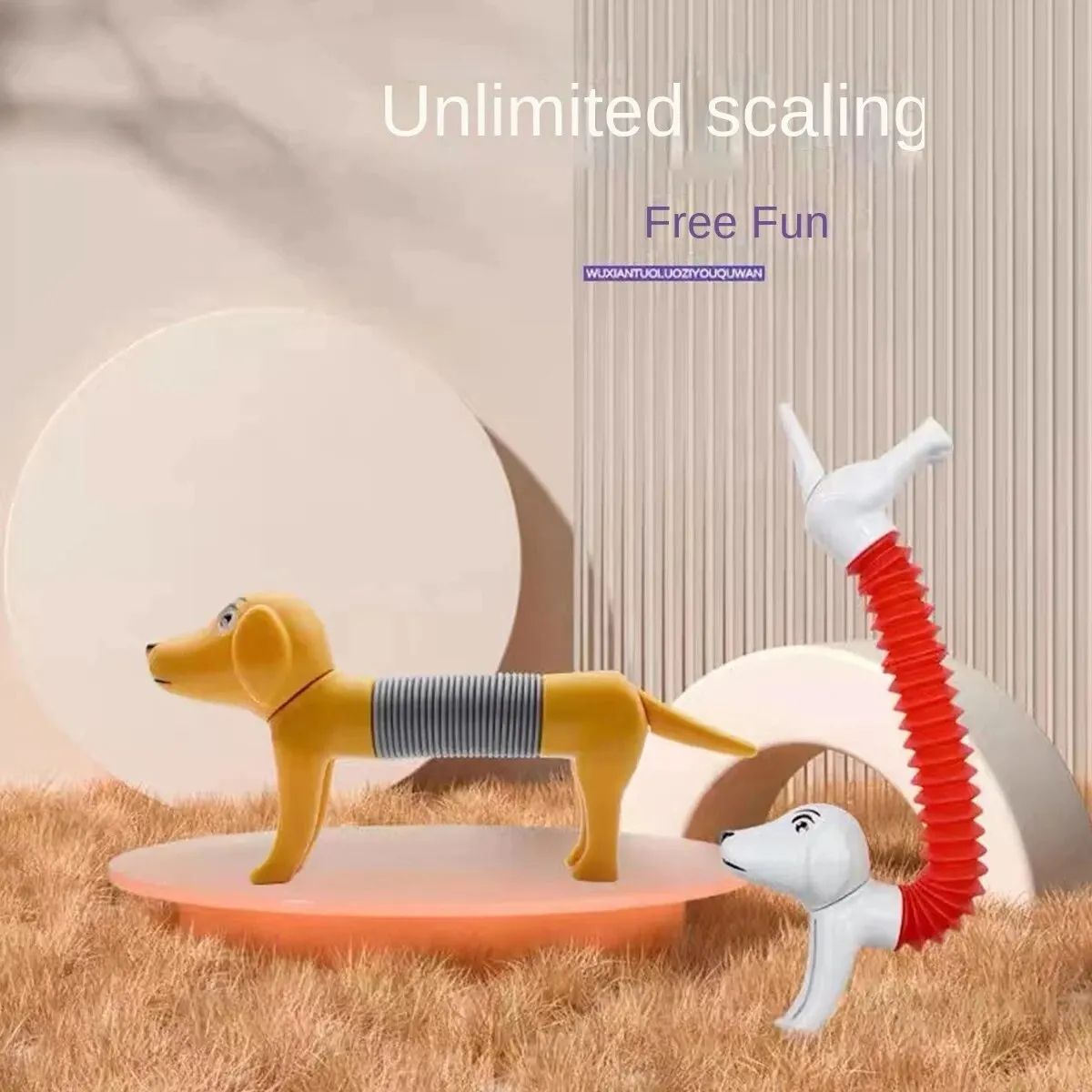 Bendy Buddies 4Pack Sensory Pop Tubes 4