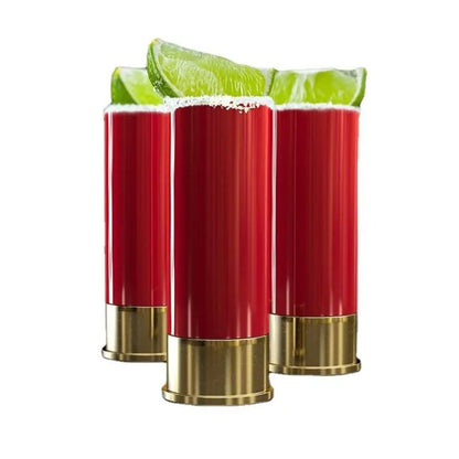 BoldShell Shotgun Glass Set  4Piece 12Gauge Plastic Shot Glasses 2