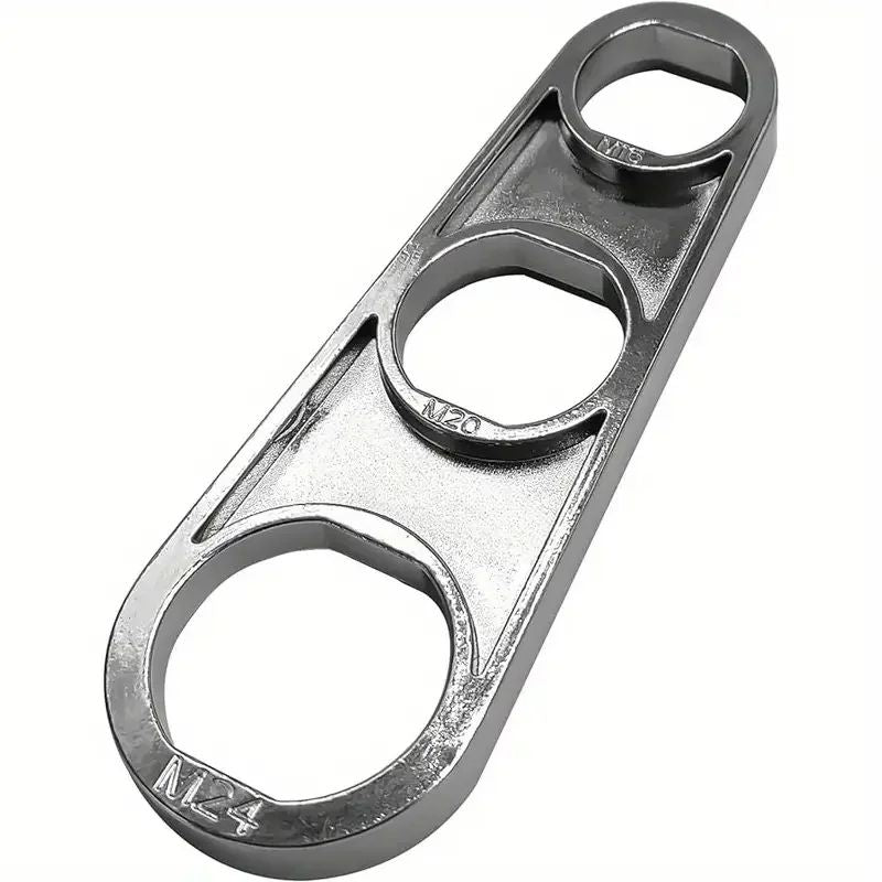 Universal 6in1 Faucet Aerator Key Wrench HeavyDuty Zinc Alloy Tool For Kitchen  Bathroom 6