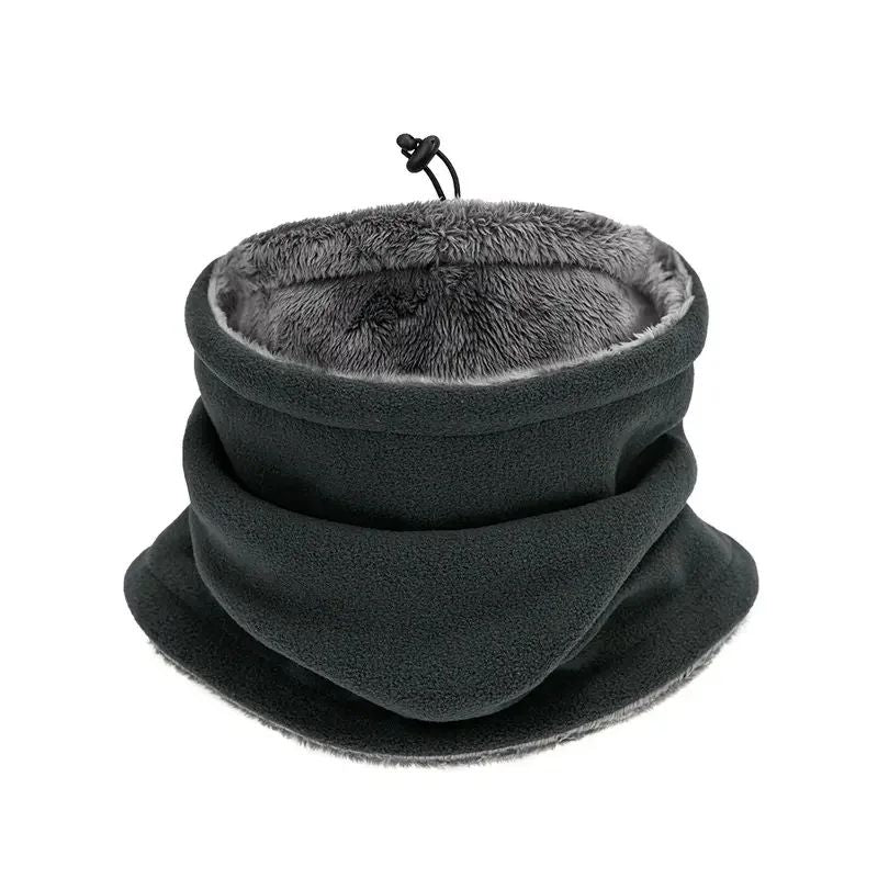 Mens Thermal Neck Gaiter Windproof Breathable Knit With Fleece Lining For Winter Cycling  Outdoors 5