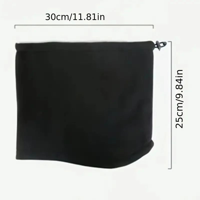 Mens Thermal Neck Gaiter Windproof Breathable Knit With Fleece Lining For Winter Cycling  Outdoors 4