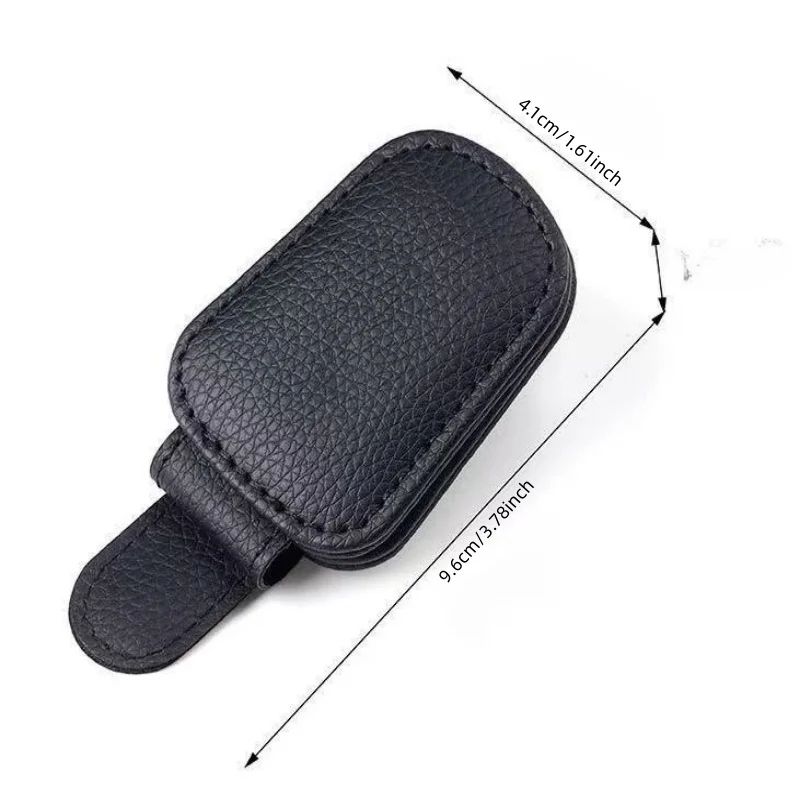 Universal Car Visor Clip Sunglasses Card And Ticket Holder Durable Compact Organizer 1