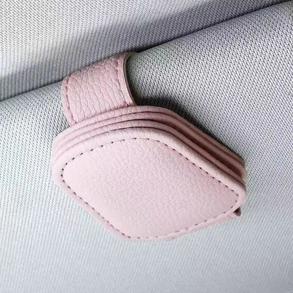 Universal Car Visor Clip Sunglasses Card And Ticket Holder Durable Compact Organizer 7