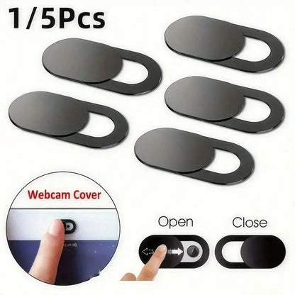5 Pack ABS Webcam Cover One-Touch Privacy Slider for Laptop Phone and Camera Lenses