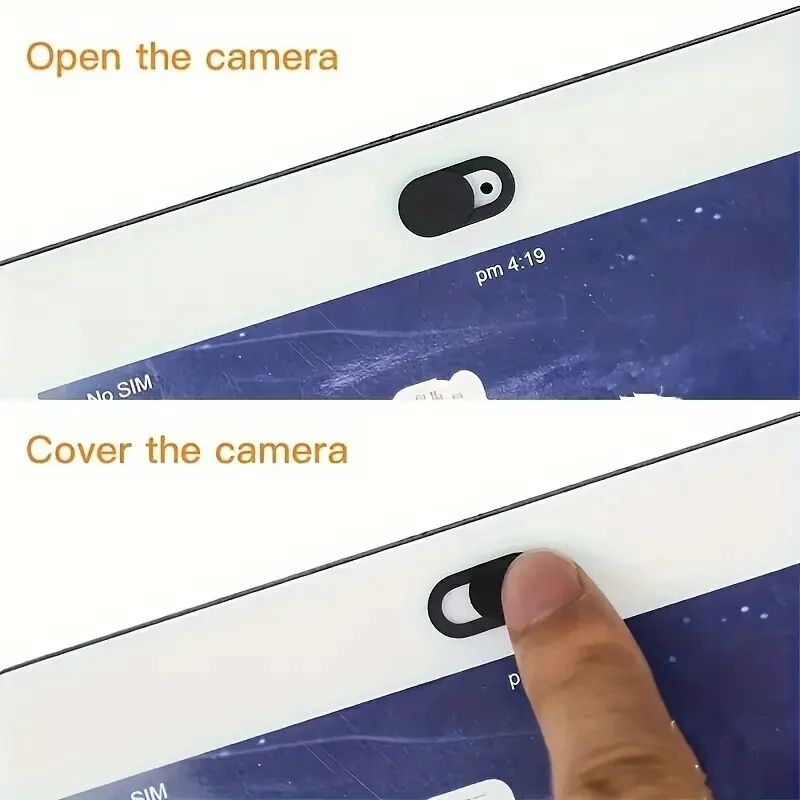 5 Pack ABS Webcam Cover OneTouch Privacy Slider For Laptop Phone And Camera Lenses 3