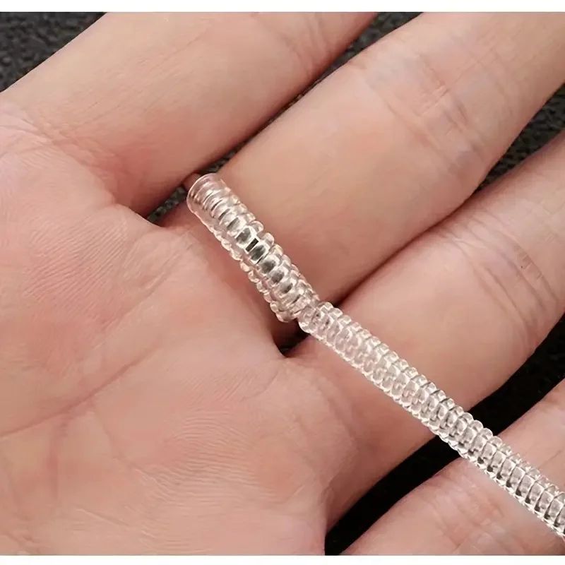 3 Pack Invisible Ring Size Adjusters Clear Spring Coil For Secure Comfortable Fit 1