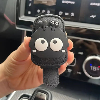 Cute Elf Car Visor Eyewear Holder Clip For Sunglasses And Glasses Fun Car Organizer 6
