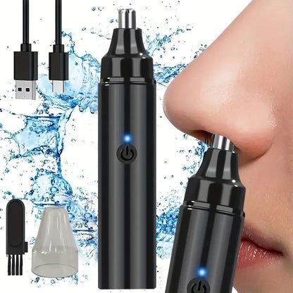 Rechargeable Nose Hair Trimmer and Facial Hair Remover for Men