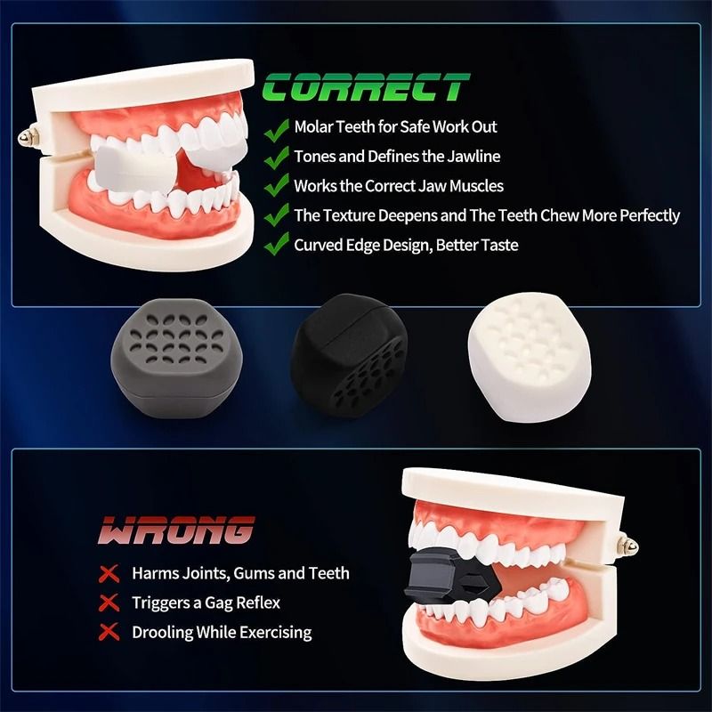 Anti Aging Jaw Exerciser Silicone Face Toning Balls For Jawline Training 1